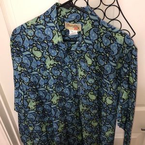 XL Wrangle Advanced Comfort💯 Paisley blue, green, dark navy/black Like new!